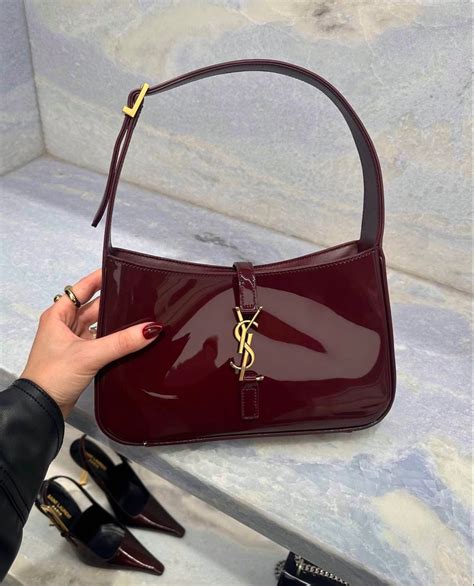 ysl cherry red shoulder bag|ysl shoulder bag with tassel.